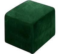 HXOUTGKP Square Ottoman Slipcover With Elastic Bottom Footstool Protector Covers Stool Ottoman Covers Stretch/V/35 * 35Cm