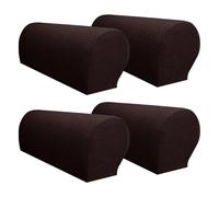 HXPKKX KANGYEBAIHUODIAN Adatto for copri braccioli elasticizzati, set di protezioni for braccioli di poltrone e divani, copri divano solidi, copri braccioli elastici rimovibili for poltrone e divani.