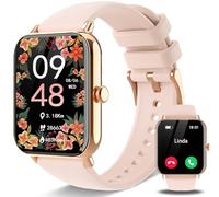 HXQHSTBG Smart Watch da donna (rispondere/comporre chiamate) 1,8 pollici HD AI Voice Smartwatch con Fitness/Step Tracker/frequenza cardiaca/sonno/stress Monitor, 120+ modalità sportive IP68