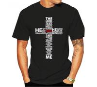 HXRUIAV God Jesus Cross Bible Cotton Printed Mens T Shirt Custom Short Sleeve Casual Men Tee Shirts Tops 2018
