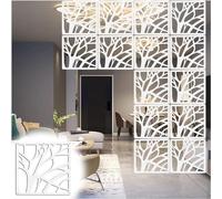 HXRW Divisorio sospeso, pannello decorativo da parete decorativo for soggiorno impermeabile in plastica di legno, schermo for decorazioni for hotel da pranzo for camera da letto divisori da appendere
