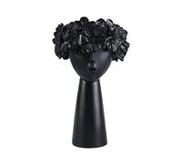 HXRZZG - Vaso a forma di testa di statua, in resina nordica, vaso per fiori e fiori in resina, organizer per fiori