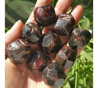 HXSCOO 100 g Naturale Originale Rosso Granato Gemma di Cristallo Pietra Grezza Esemplare Minerale Quarzo curativo