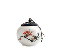 HXSCOO Barattolo di stoccaggio in Vaso sigillato in Ceramica in Stile Giapponese Scatola di immagazzinaggio for la casa Soggiorno Tavolino Decorazione Ornamenti for Il Desktop (Color : 1pcs-01)