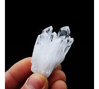 HXSCOO Cluster di Cristallo di Quarzo Bianco Trasparente Naturale Geode Energy Healing Gemstones Raw Minerales Specimen Home Decor