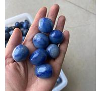 HXSCOO Esemplare di Minerale di Cristallo di Giada Blu Naturale Dongling Esemplare di Ghiaia Elaborazione di Gemme minerali di Cristallo Acquario Decorazione della casa (Size : 300g)