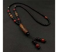 HXSCOO Gioielli curativi Collana con Pendente in Agata Dzi tibetana Naturale Nove Occhi Guanyin Ruyi Dragon Agat Collana in Pietra for Donna Uomo (Color : 3)