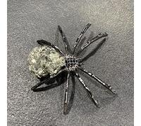 HXSCOO Pirite Minerale Naturale Insetto e Ragno di Metallo for Il Giocattolo di Halloween