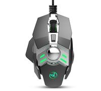HXSJ J200 Mouse meccanico per sport elettronici cablato programmabile a 7 tasti