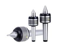 HXSMOZ 1 pz Morse MT2 MT3 MT4 MT5 Morse Rotary Center Standard Doppio Cono Testa Centro Vivo for Morse Centro di Tornitura Portautensili(H002-MT2)