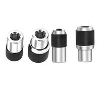 HXSMOZ 1pc M3-M12 Presa for Rubinetto a Vite Regolabile Ganasce Estrattore Strumento Presa Adattatore Rubinetti Alesatori Vite Estrattore for Chiave a Disco Quadrato da 3/8 Pollici(2PCS)