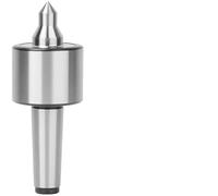 HXSMOZ 1pc MT1 MT2 MT3 MT4 Tornio in Acciaio Centro Vivo Taper Tool Triplo Cuscinetto CNC Girevole Live Centro di fresatura Cono Machi Accessori(MT2)