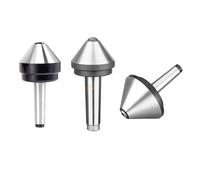 HXSMOZ 1pc MT2 MT3 MT4 MT5 Mt5 Morse Tapper Cono Testa a Fungo Centro Ombrello-Tipo Centro Rotante Ad Alta Precisione Live ditale(75deg,MT3-D100)