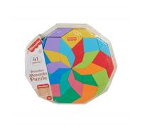 MANDALA FISHER-PRICE-PULLE in legno-puzzle 40 pezzi Modello geometrico HXT94