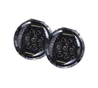 HXVGEGKPYK Faro Principale Fari 1pc 7 Pollici Per Suzuki Per Samurai SJ410 Per Offroad 4X4 Auto LED Rotondi Fari Anteriori DRL Hi Lo Fascio Fari Accessori