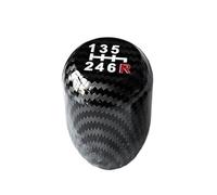 HXVGEGKPYK Pomello Cambio Pomello Del Cambio Universale In Alluminio A 5/6 Velocità Per Auto Cambio Manuale Leva Del Cambio Automatica Tappo Copri Pomello(Carbon color 6speed)