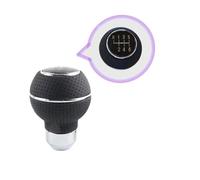 HXVGEGKPYK Pomello Leva Cambio per Logitech G923 G29 G27 G25 TH8A per ETS2 per ATS E La Maggior Parte delle Auto Pomello Cambio Manuale Universale A 6 velocità Pomello Cambio(R Left Silver)