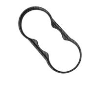 HXVGEGKPYK Rifiniture Interne per Auto per Focus 2 MK2 2009-2011 Pannello Portabicchieri in ABS Interni Auto Decorazione Cornice Striscia per Cruscotto(ABS Carbon Fiber Look)