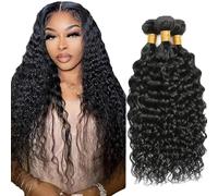 Hxxcoup fasci di capelli umani brasiliani fasci di onde d'acqua 3 fasci per donna 20 22 24 pollici 100g/pc 100% estensioni dei capelli vergini Remy non trattati