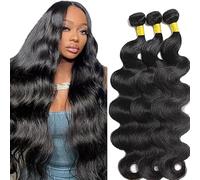 Hxxcoup fasci di capelli umani brasiliani fasci di onde del corpo 3 fasci per donna 20 22 24 pollici 100g/pc 100% estensioni dei capelli vergini Remy non trattati