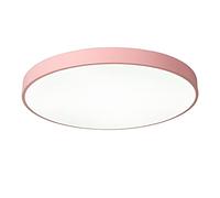 HXYSXHJUO Plafoniera a LED Rotonda Macaron, Lampada da soffitto a Filo per cameretta Bambini, Stile Nordico Moderno, Ideale per Asilo Nido, Camera da Letto, Sala da Pranzo, Rosa + Bianco fre