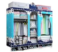HXZJUIKL Armadio Armadio Armadio Per Camera Da Letto Armadio Organizzatore di Immagazzinaggio Con Appendiabiti Tessuto Portatile Armadio Vestiti Organizzatore di Stoccaggio Armadi
