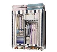 HXZJUIKL Armadio Armadio Oxford Copertura di Panno Armadio Portatile Armadio Armadio di Stoccaggio Vestiti Organizzatore Per Camera Da Letto Vestiti Organizzatore di Stoccaggio Arma