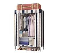 HXZJUIKL Armadio Armadio Oxford Copertura di Panno Armadio Portatile Armadio Armadio di Stoccaggio Vestiti Organizzatore Per Camera Da Letto Vestiti Organizzatore di Stoccaggio Arma