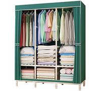 HXZJUIKL Armadio portatile in tessuto, armadio ad angolo in metallo, armadio creativo portatile in tessuto, armadio semplice per la casa, armadio aperto, D, 126 x 170 x 45 cm