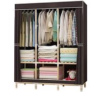 HXZJUIKL Armadio portatile in tessuto, armadio aperto, stabile, multifunzione, 126 x 170 x 45 cm