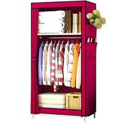 HXZJUIKL Armadio portatile in tessuto, armadio singolo, multifunzione, in tessuto non tessuto, ad alta densità, portatile, assemblato, stabile, 150 x 45 x 70 cm