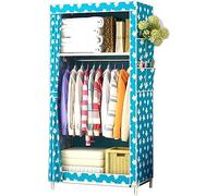 HXZJUIKL Armadio portatile in tessuto, armadio singolo, multifunzione, in tessuto non tessuto, ad alta densità, portatile, assemblato, stabile, 150 x 45 x 70 cm