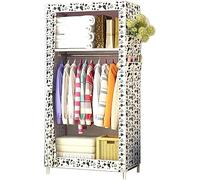 HXZJUIKL Armadio portatile in tessuto, armadio singolo, multifunzione, in tessuto non tessuto, ad alta densità, portatile, assemblato, stabile, 150 x 45 x 70 cm