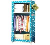 HXZJUIKL Armadio portatile in tessuto, armadio singolo, multifunzione, in tessuto non tessuto, ad alta densità, portatile, assemblato, stabile, 150 x 45 x 70 cm