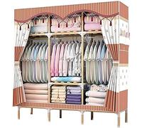 HXZJUIKL Armadio portatile in tessuto per armadio, camera da letto, armadio, 170 x 168 cm