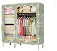 HXZJUIKL Armadio portatile in tessuto, per camera da letto di ragazze, semplice e portatile, 168 x 130 x 45 cm