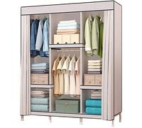 HXZJUIKL Armadio portatile in tessuto, per la casa, grande, organizer stabile e portatile, in tessuto, 168 x 130 cm