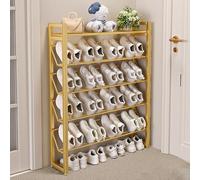 HXZJUIKL Scarpiera a più livelli con design inclinato, scarpiera sottile, per armadio, corridoio, porta d'ingresso, dormitorio, scarpiera ultra sottile con design perforato (C 40 x 18 x 120 cm)