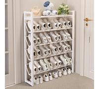 HXZJUIKL Scarpiera a più livelli con design inclinato, scarpiera sottile per armadio, corridoio, porta d'ingresso, dormitorio, scarpiera ultra sottile con design perforato (A 40 x 18 x 120 cm)