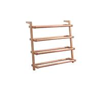 HXZJUIKL Scarpiera in legno massello nordico con ripiani per scarpe a più livelli da pavimento, organizer per scarpe per ingresso e camera da letto (69,1 cm di larghezza x 24,1 cm di profondità x 12,7