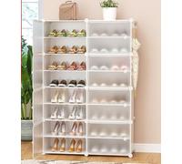 HXZJUIKL Scarpiera modulare con porta laterale, scaffale multifunzionale per ingresso, camera da letto, soggiorno, divisori staccabili per tutti i tipi di scarpe (2 colonne 8F)
