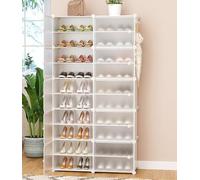 HXZJUIKL Scarpiera modulare con porta laterale, scaffale multifunzionale per ingresso, camera da letto, soggiorno, divisori staccabili per tutti i tipi di scarpe (2 colonne 10F)