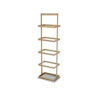 HXZJUIKL Scarpiera multistrato in metallo, scarpiera multiuso per atrio, camera da letto, scarpiera per adulti 27,9 x 19,1 x 93 cm (oro A)