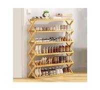 HXZJUIKL Scarpiera pieghevole scarpiera organizer salvaspazio design autoportante scarpiera per ingresso armadio camera da letto scarpiera per scarpe (naturale 6)