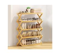 HXZJUIKL Scarpiera pieghevole scarpiera organizer salvaspazio design autoportante scarpiera per ingresso armadio camera da letto scarpiera per scarpe (naturale 5)