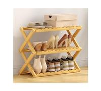 HXZJUIKL Scarpiera pieghevole scarpiera organizer salvaspazio design autoportante scarpiera per ingresso armadio camera da letto scarpiera per scarpe (naturale 3)