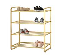 HXZJUIKL Scarpiera scarpiera scarpiera organizer per scarpe per armadio, ingresso, fango, camera da letto, garage, scarpiera (metallo dorato, 50 x ...) (colore unico, 70 x 100 cm)