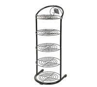 HXZJUIKL Semplice scarpiera verticale multistrato in metallo, scaffale per la casa con ante in ferro battuto per armadio, soggiorno, ingresso (28,9 cm di larghezza x 28,2 cm di larghezza x 10,3 cm di