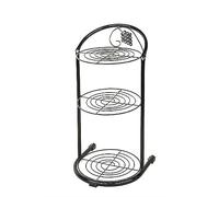 HXZJUIKL Semplice scarpiera verticale multistrato in metallo, scaffale per la casa con ante in ferro battuto per armadio, soggiorno, ingresso (28,9 cm di larghezza x 28,2 cm di larghezza x 10,3 cm di