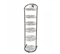 HXZJUIKL Semplice scarpiera verticale multistrato in metallo, scaffale per la casa con ante in ferro battuto, per armadio, soggiorno, ingresso (28,9 cm di larghezza x 28,2 cm di larghezza x 10,3 cm di